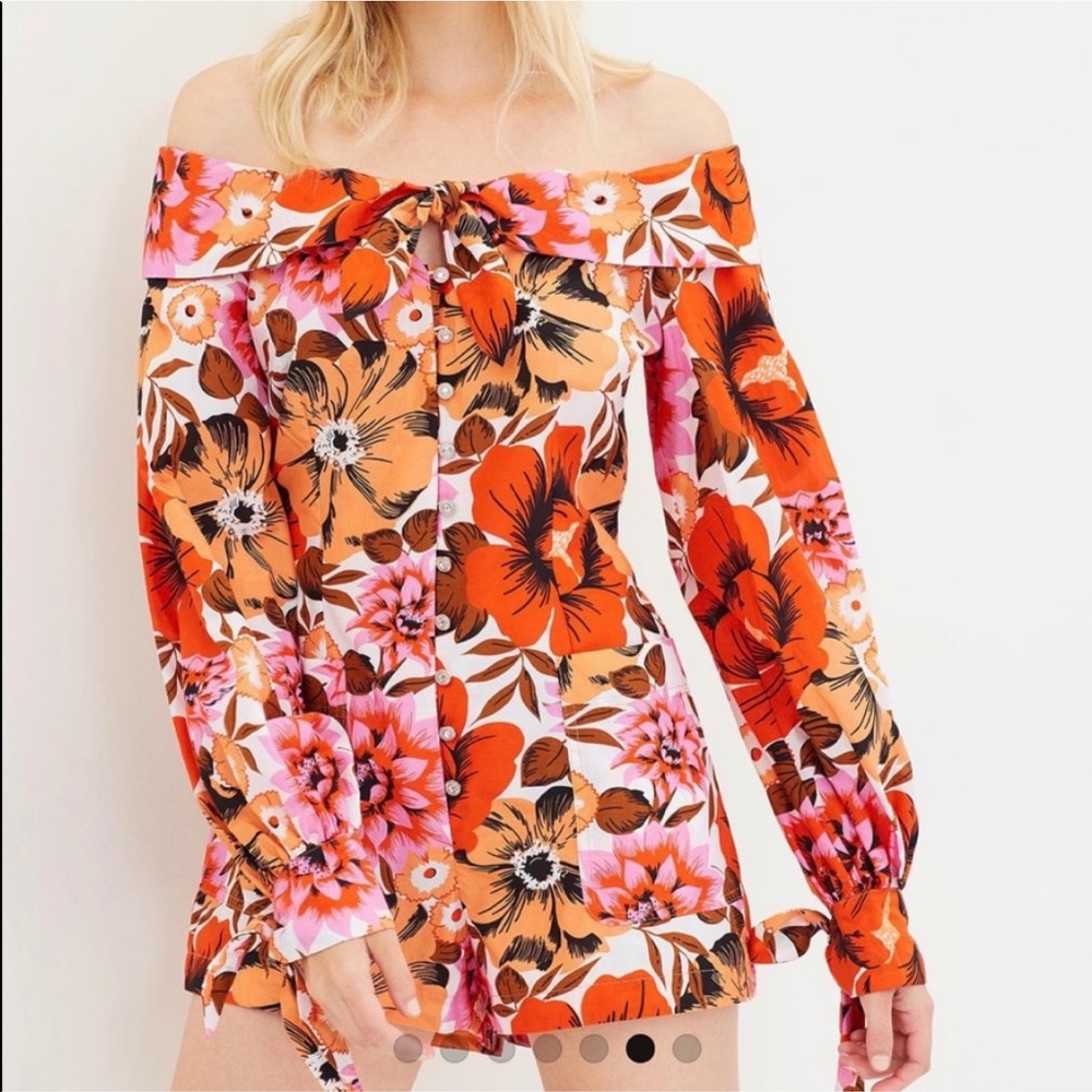 Alice McCall on the level floral play suit romper size 4
